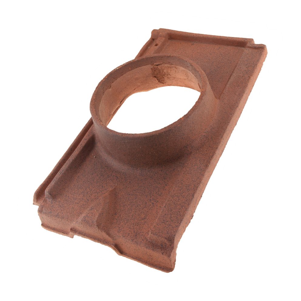 Photo unitaire tuile à douille diamètre 150mm Montchanin sans connecteur vieilli bourgogne