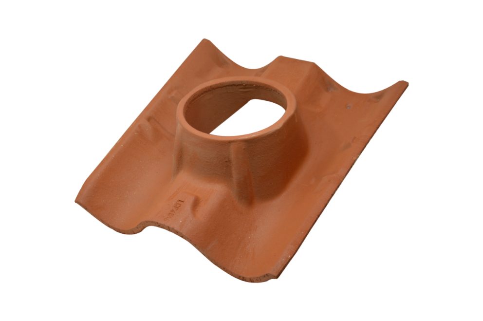 Photo unitaire tuile à douille diamètre 150 (3 tuiles) canalaverou