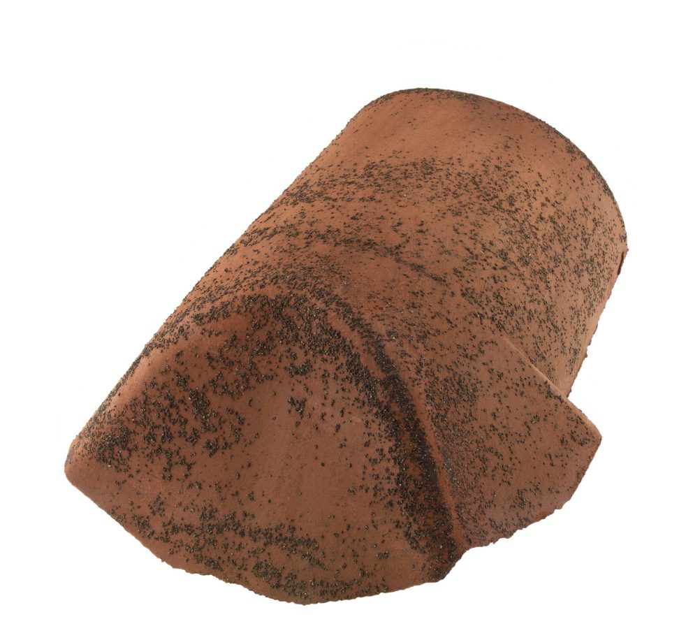 Photo unitaire raccord 1 faîtière demi-ronde 2 arêtiers corniers angulaires sablé bourgogne