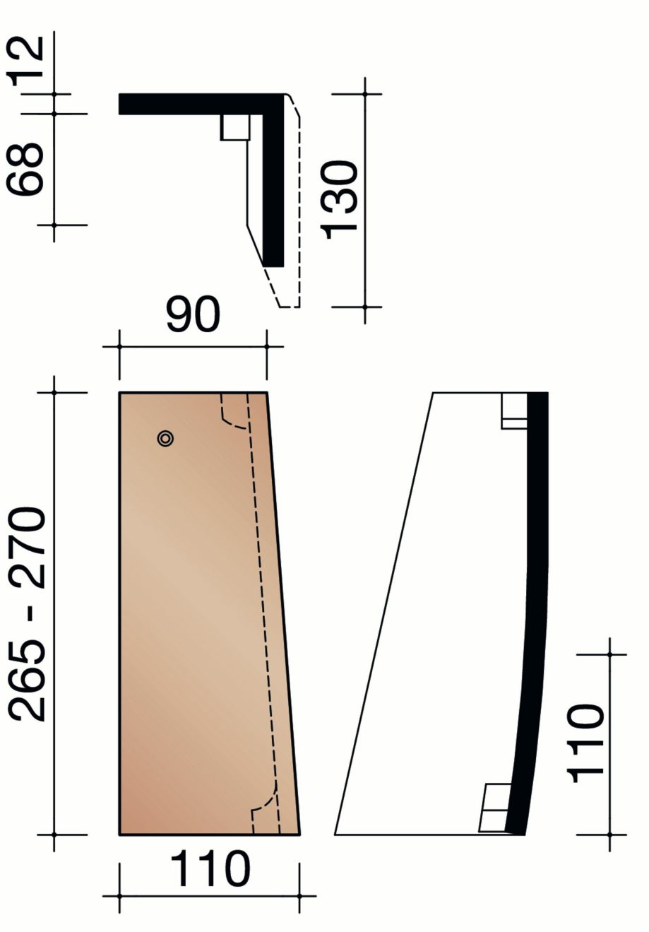 Tegelpan Rustica - 7130