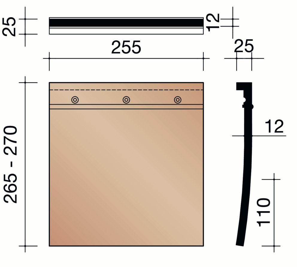 Tegelpan Rustica - 8020