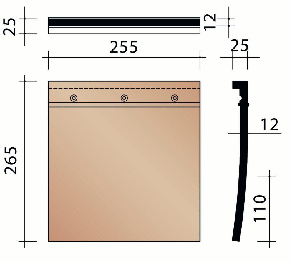 Tegelpan Rustica - 8020