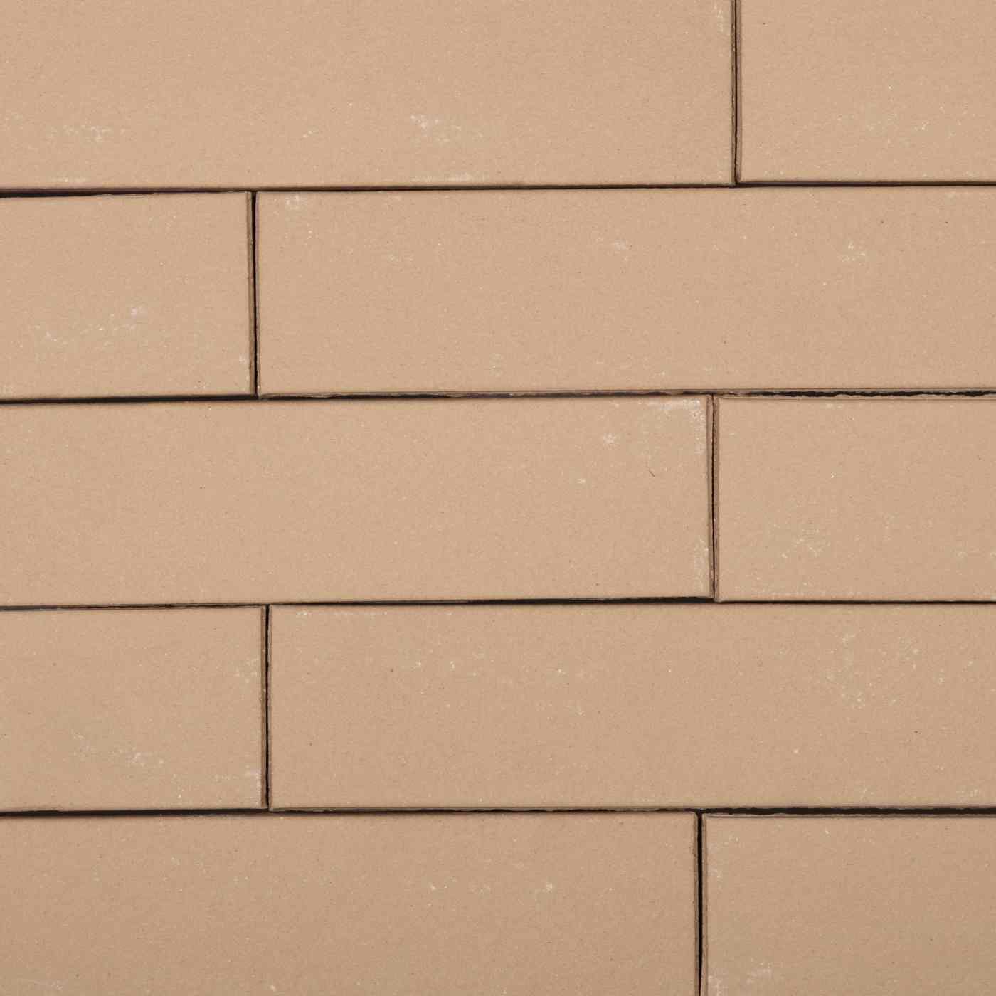 Briques de façade classiques maçonnées lisses couleur beige