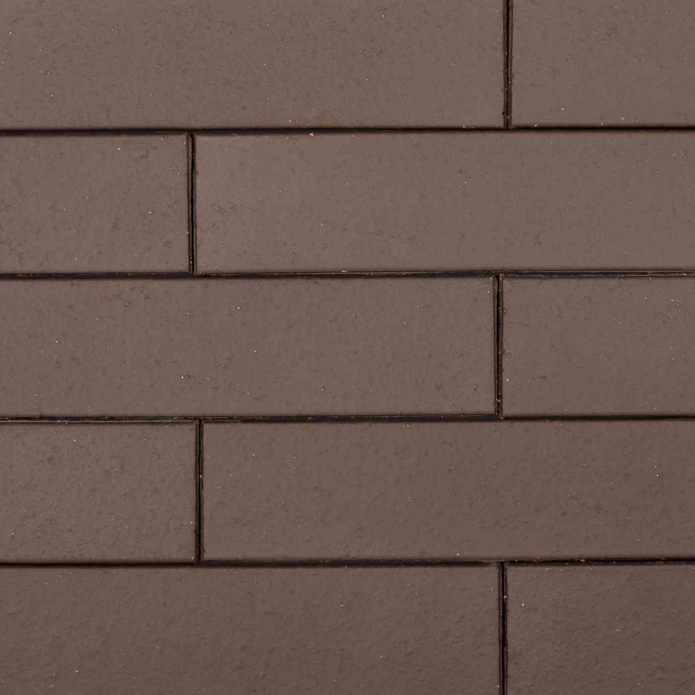 Briques de façade classiques maçonnées lisses couleur ébène