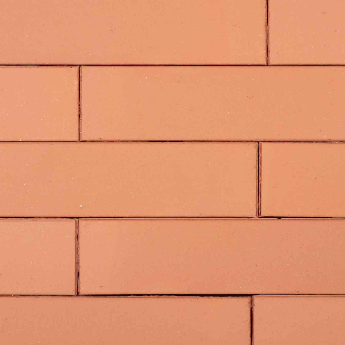 Briques de façade classiques maçonnées lisses couleur rose