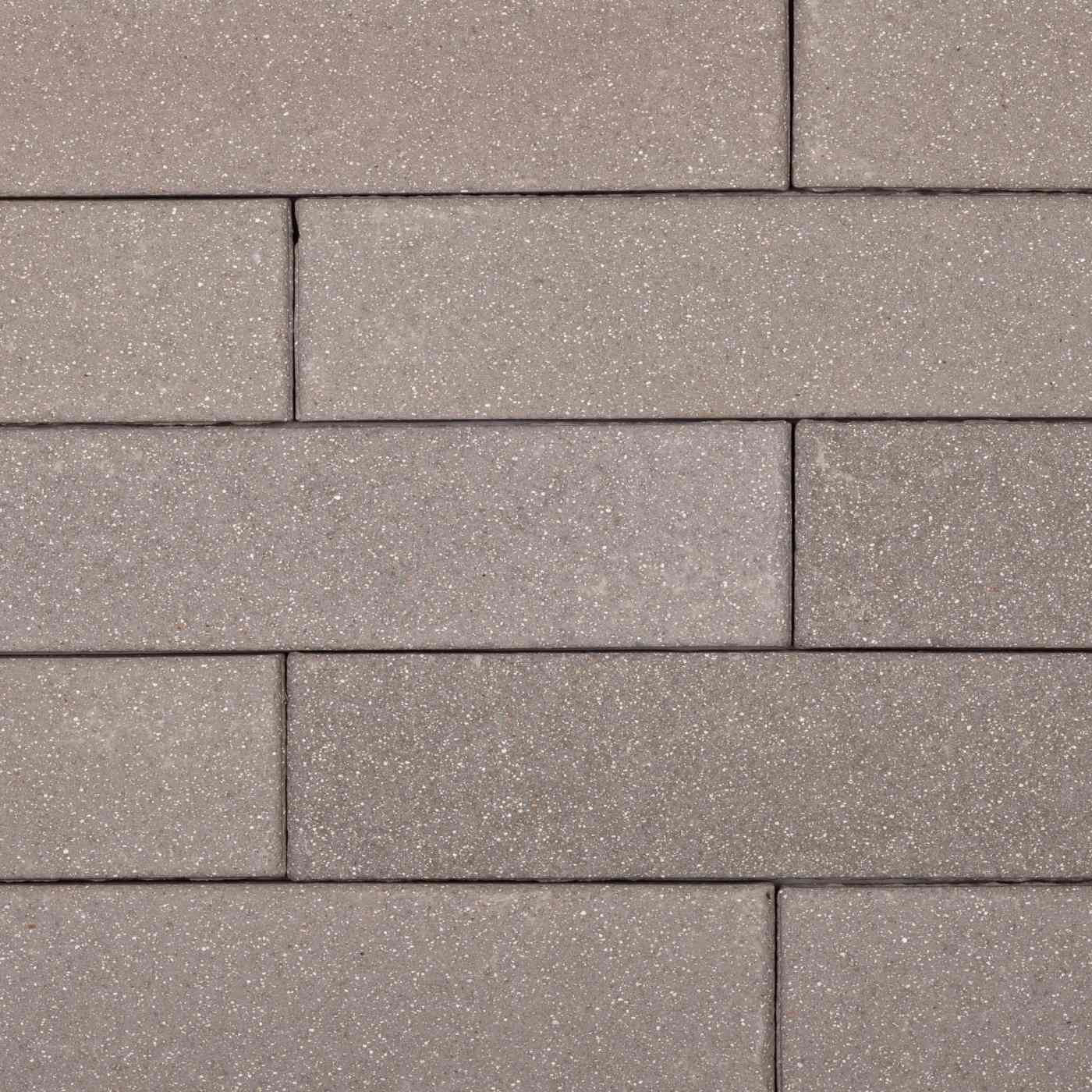 Briques de façade classiques maçonnées sablées couleur gris foncé