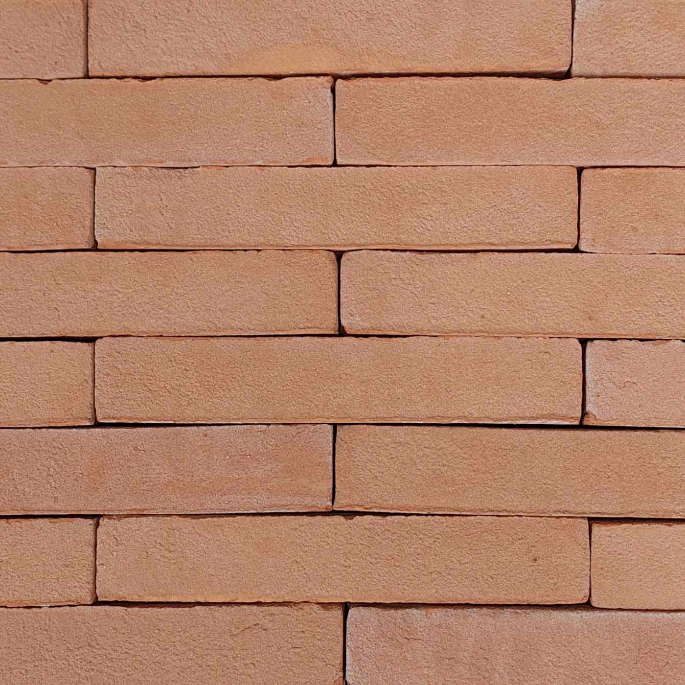 Briques de façade collection Occitania moulées main couleur orange