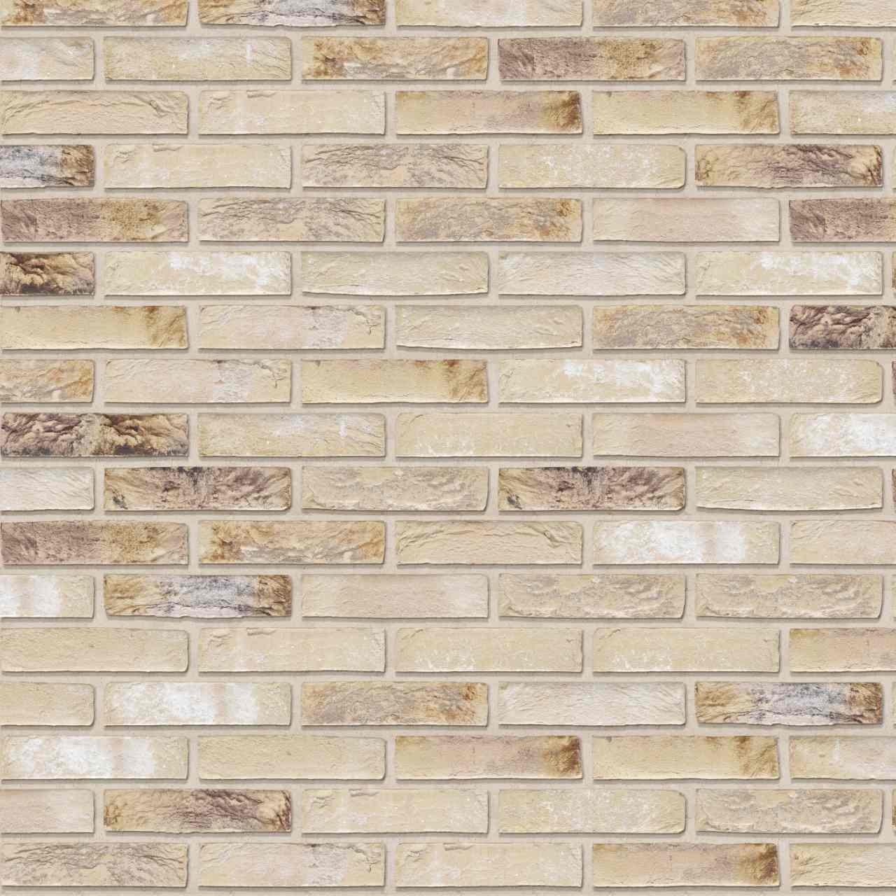 Packshot of a texture with Arces Corn Geel facing bricks