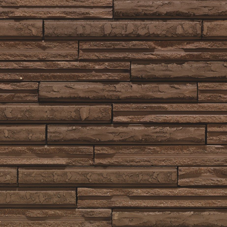 Cassia Shadow facing bricks in a wild bond with a glued application