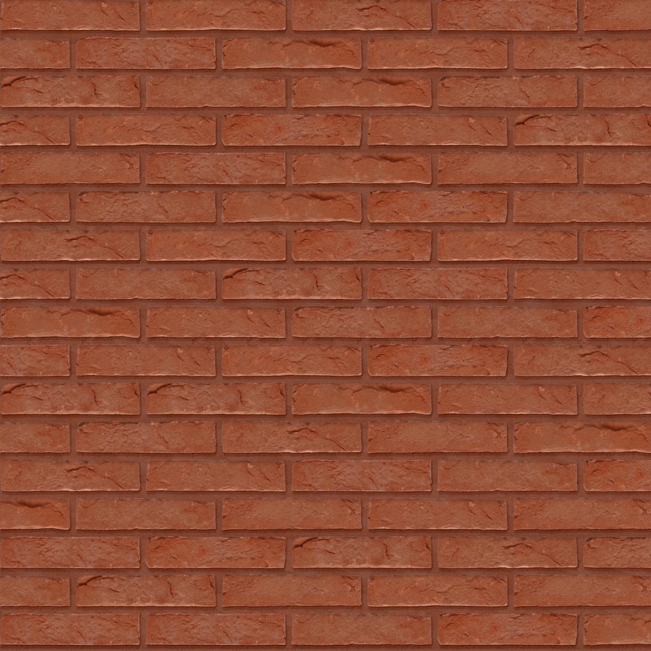 Packshot of a texture with Basia Spaans Rood facing bricks