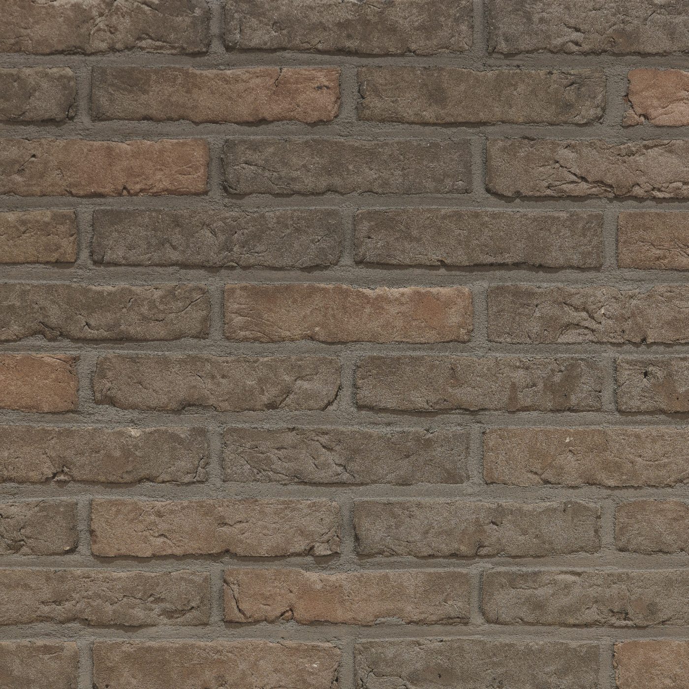 Agora Porfiergrijs facing bricks in a running bond with grey joint