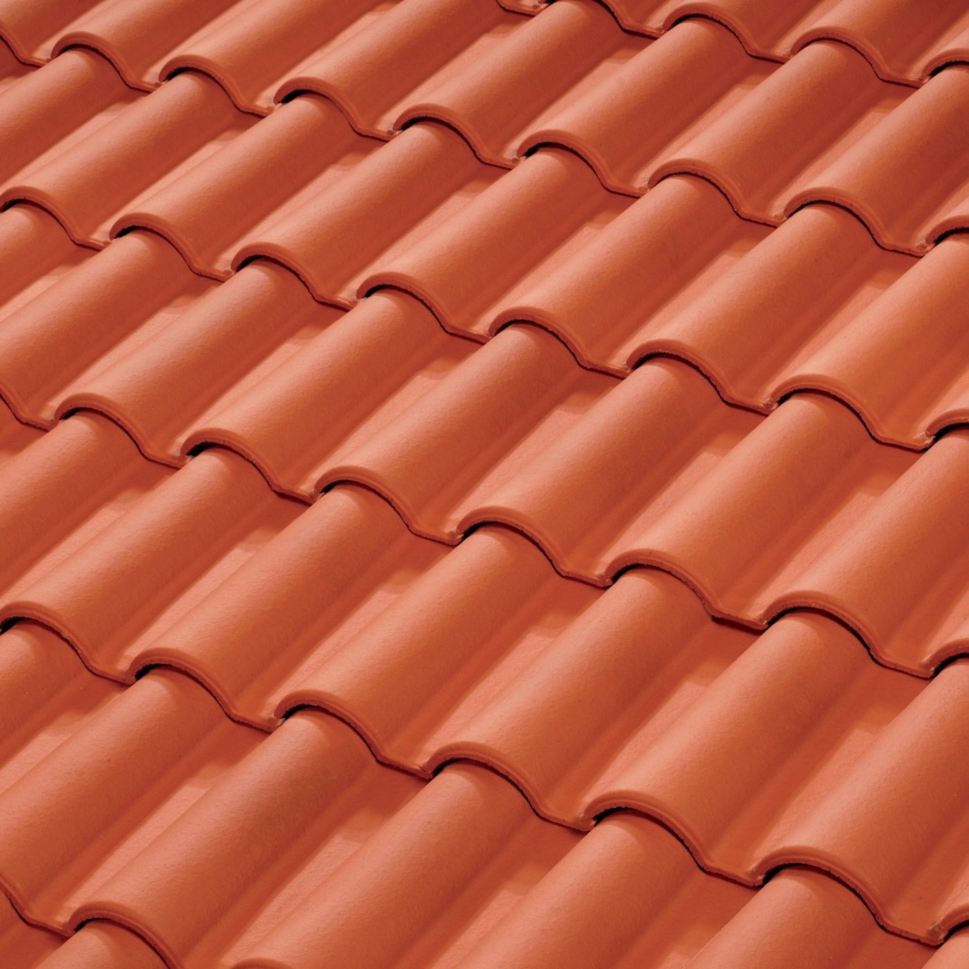 Tuile Grand Moule fortement Galbée Romane Evolution rouge