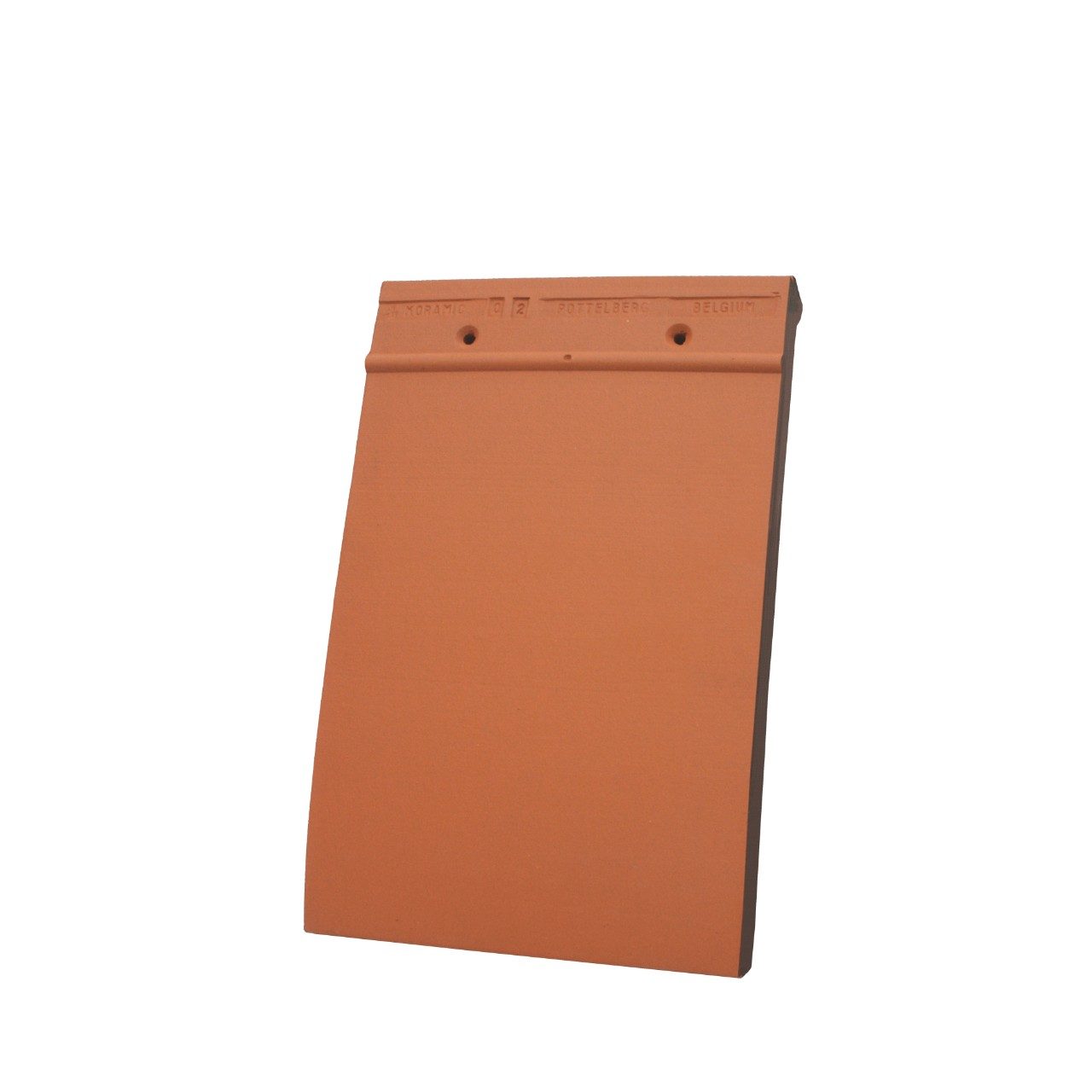 Single product shot of a Tegelpan 301 Natuurrood roof tile