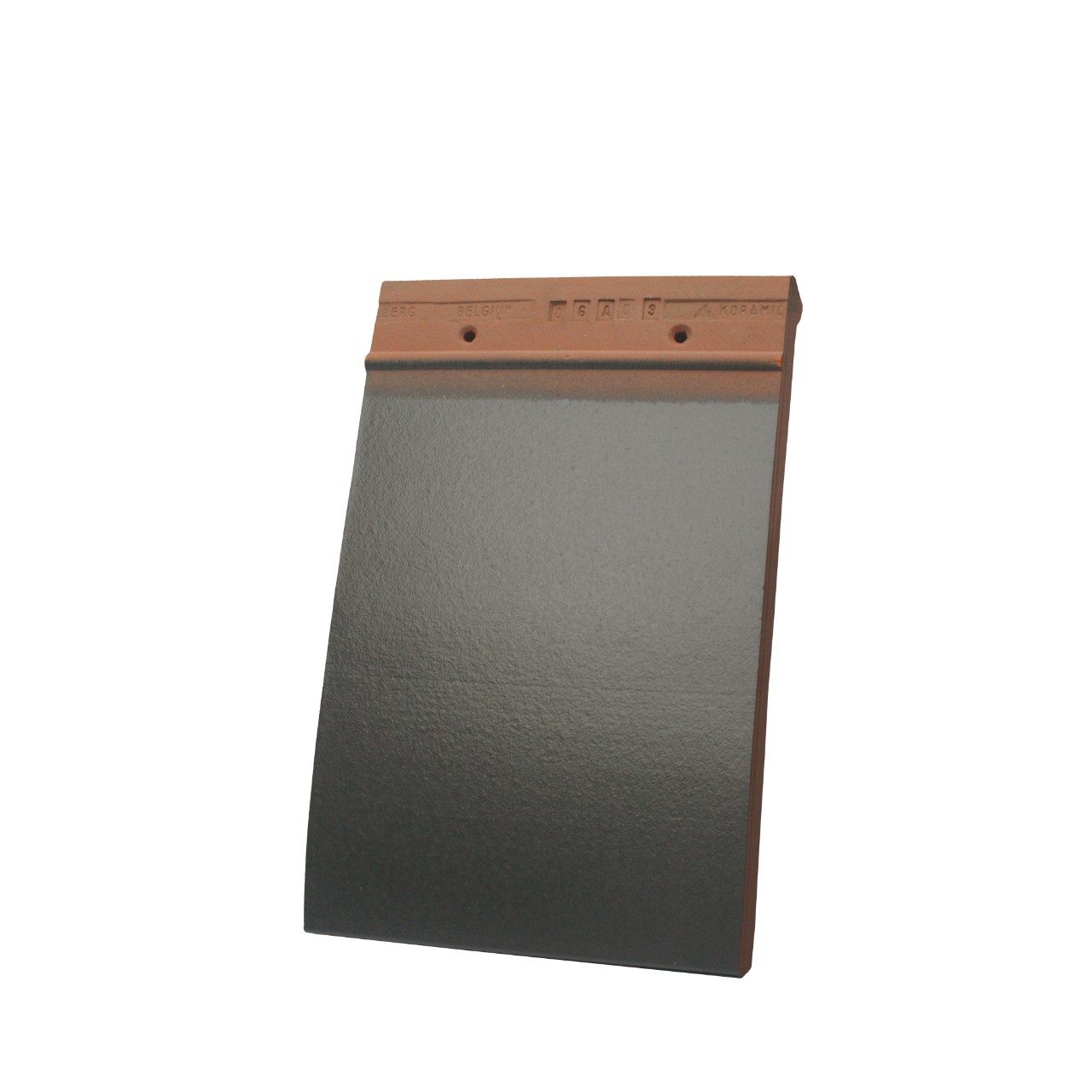 Single product shot of a Tegelpan 301 Leikleur Mat Geglazuurd roof tile