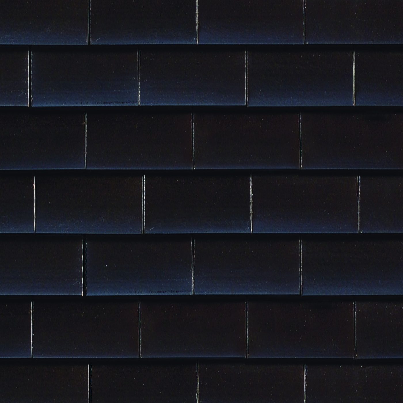 Tuile Plate 301 Noir Emaille Brillant Koramic Wienerberger