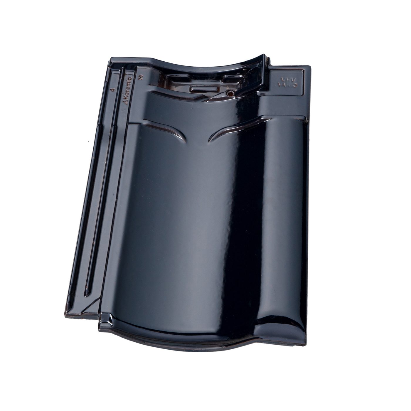 Productshot of the VHV Vario Nachtblauw geglazuurd rooftile