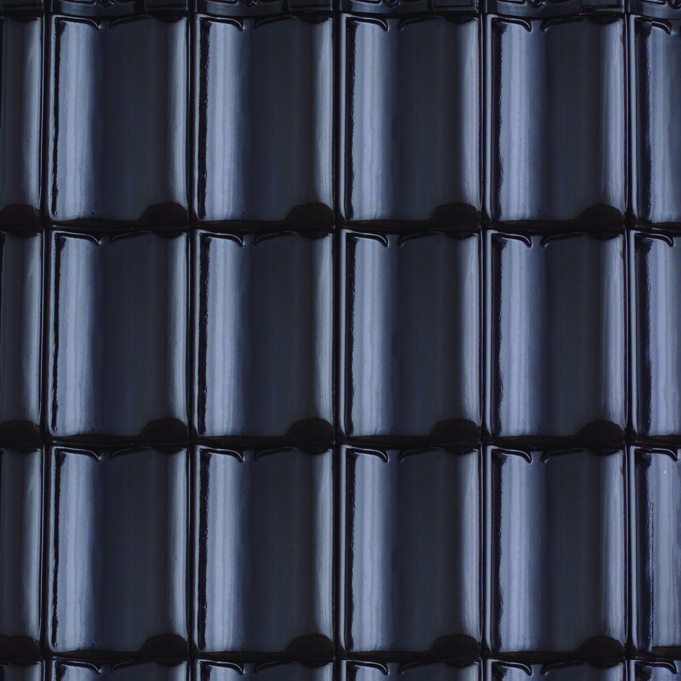 Tuile Galbee 401 Noir Emaille Brillant Koramic Wienerberger