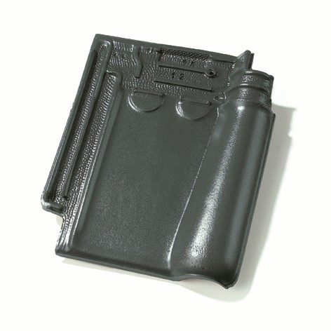 Single product shot of a Stormpan 993 Leikleur Mat Geglazuurd roof tile