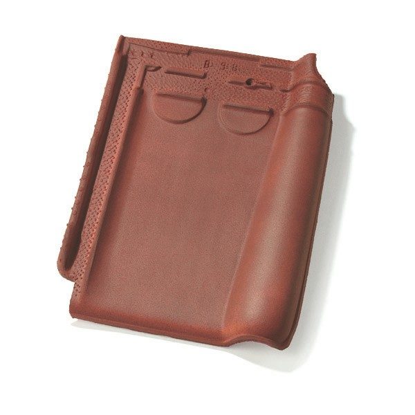 Single product shot of a Stormpan 44 Violine roof tile