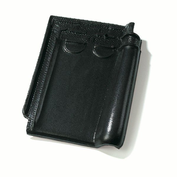 Single product shot of a Stormpan 44 Antraciet roof tile