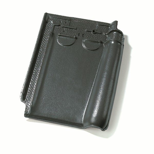 Single product shot of a Stormpan 44 Leikleur Mat Geglazuurd roof tile