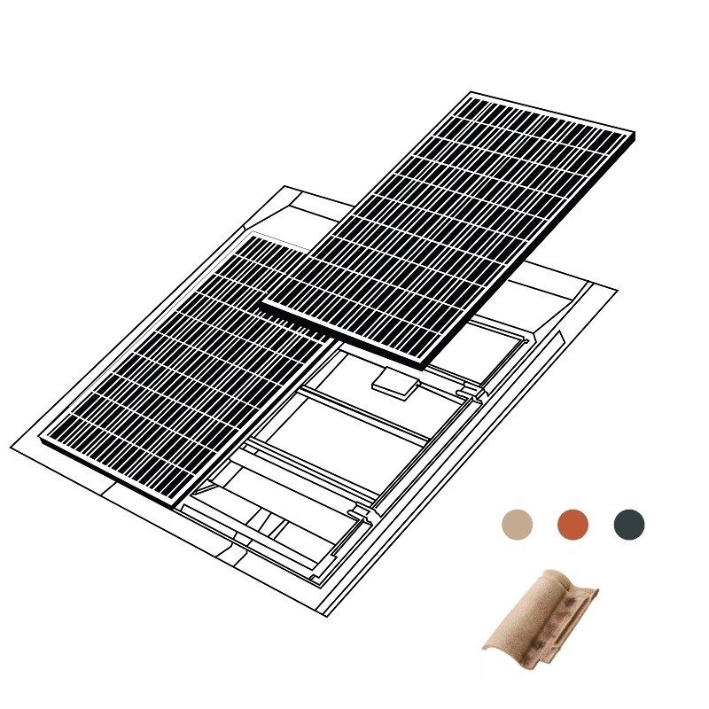 Schéma installation solterre PV premium sud